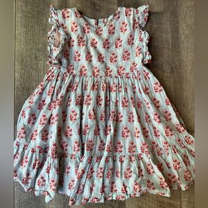 strapless open back dress Kataline Floral High-Low Dress main image 0